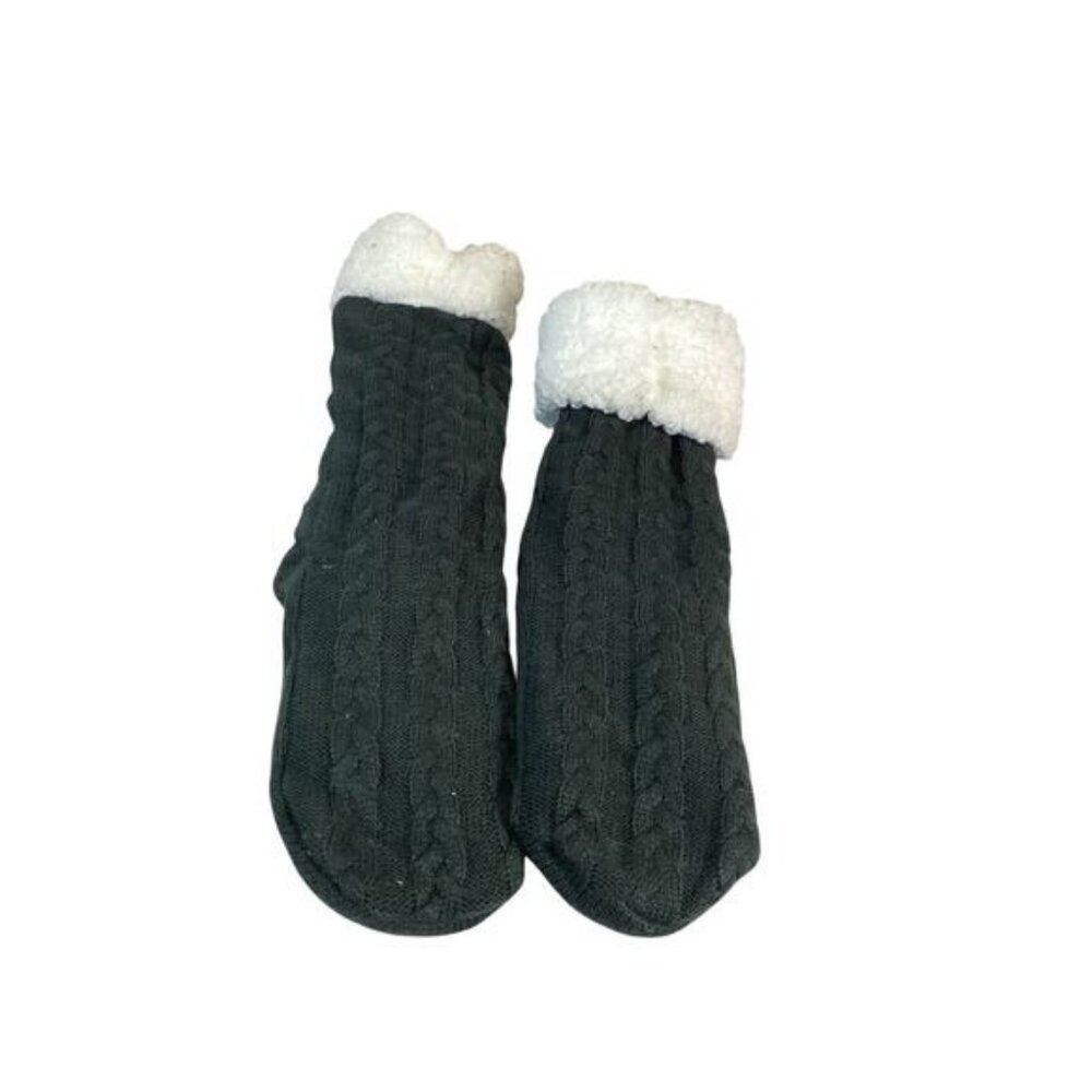 HUGGLE SLIPPER SOCKS;NEW; 1 SIZE; GRAY